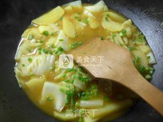 Curry Potatoes and Cabbage recipe