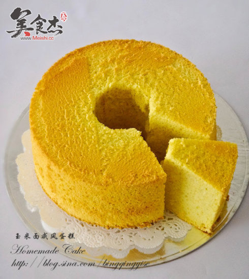 Cornmeal Chiffon Cake recipe