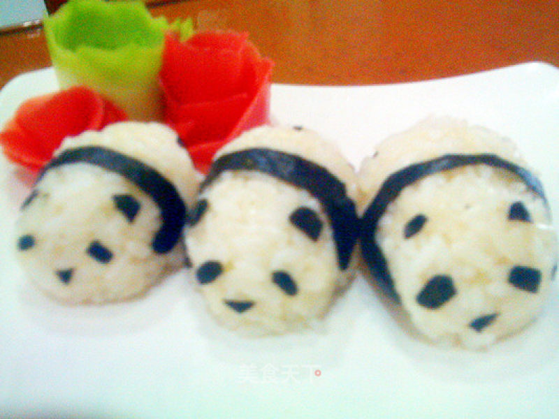 Panda Rice Ball recipe