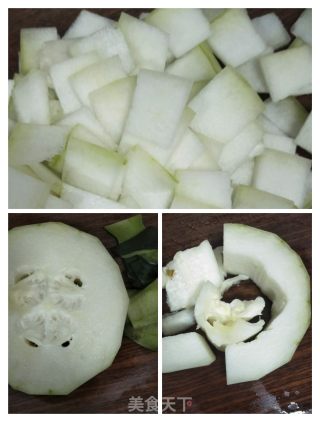 Milky White Winter Melon Soup recipe