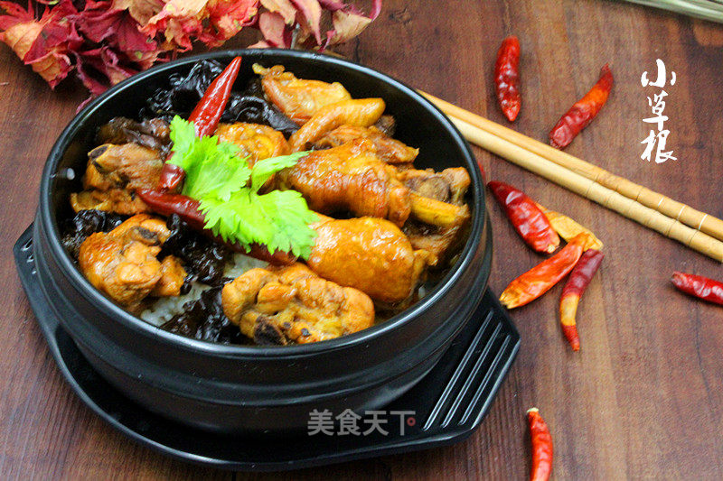 #trust之美#yellow Braised Chicken Rice recipe