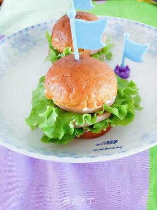 #the 4th Baking Contest Cum is Love to Eat Festival# Homemade Sausage Burger recipe