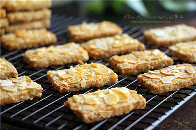 Healthy and Delicious Oatmeal and Almond Shortbread Cookies recipe