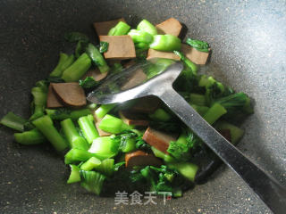 Vegetarian Ham Stir-fried Cabbage Cores recipe