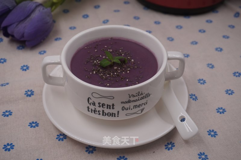 Purple Potato Poria Millet Paste recipe