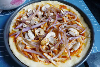 [diy New Orleans Barbecue Pizza] Novices are Also Wonderful-----assorted Pizza with Chicken Drumsticks recipe