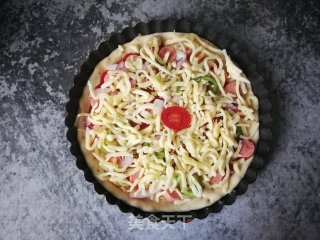 Onion Ham Pizza recipe