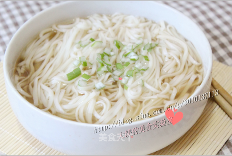 The Most Beautiful But Yangchun Noodles-plain But Delicious Bowl of Noodles recipe