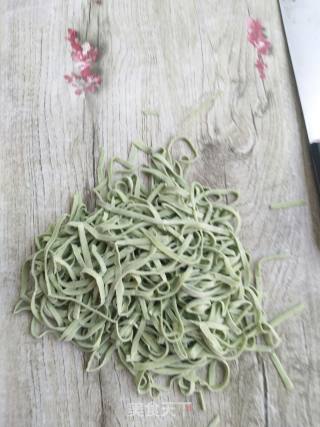 Handmade Spinach Noodles recipe