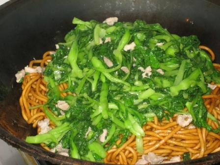 Stir-fried Noodles with Chicken Festive Pork recipe