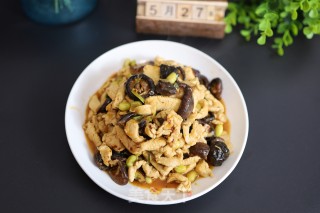 Stir-fried Chicken with Mushrooms recipe