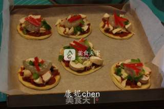 #aca烤明星大赛#mini Seafood Pizza recipe