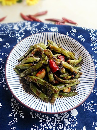 Roasted String Beans with Olive Vegetables recipe