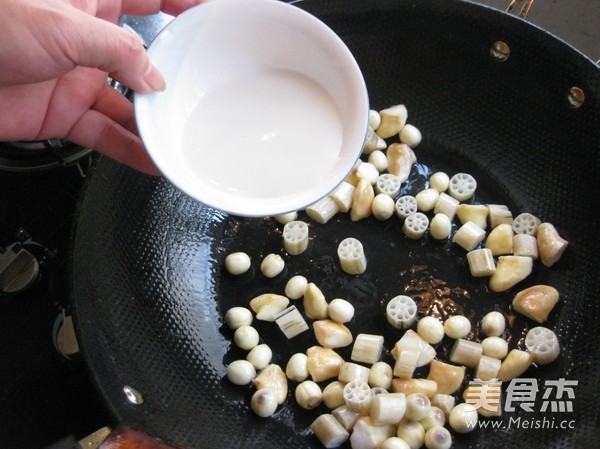 The Three Treasures of Hubei Lotus Pond recipe