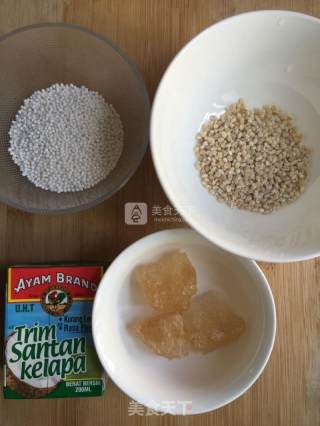 Coconut Milk, Red Bean, Coix Seed and Sago recipe
