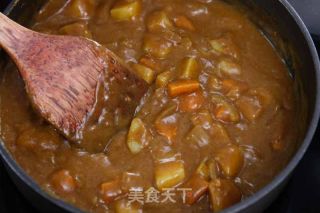 Curry Potato Beef Baked Rice recipe