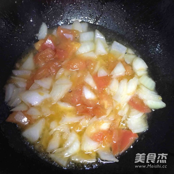 Fried Rice Cake recipe