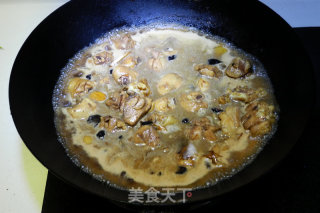 Braised Chicken Nuggets with Cabbage and Mushrooms recipe