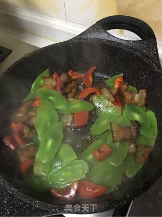 Stir-fried Lettuce with Bacon recipe