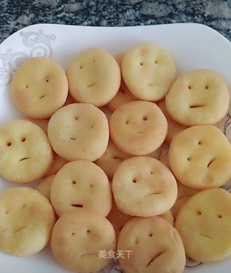 Smiley Fried Biscuits recipe