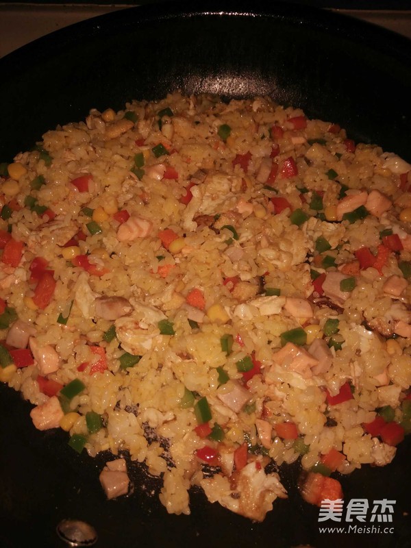 Seafood Fried Rice recipe