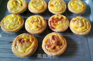 Banana Mini Egg Tart recipe