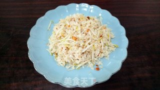 Fried Rice with Salted Fish and Bean Sprouts recipe