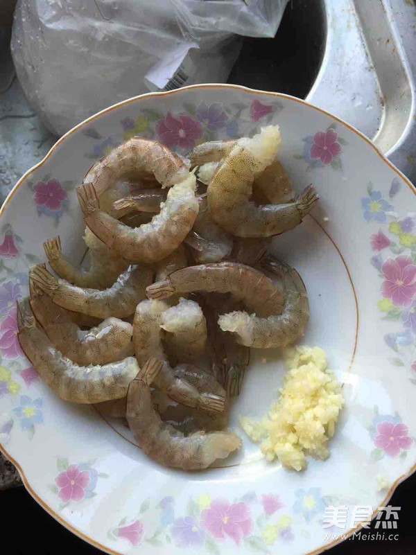 Steamed Shrimp with Garlic Vermicelli recipe