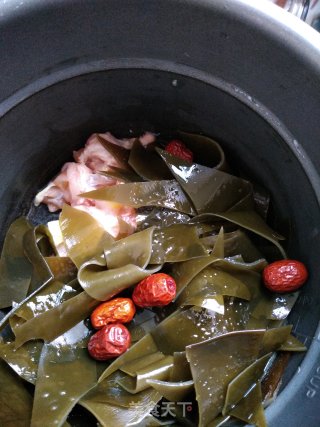 Kelp Sweet Potato Noodle Chicken Soup recipe