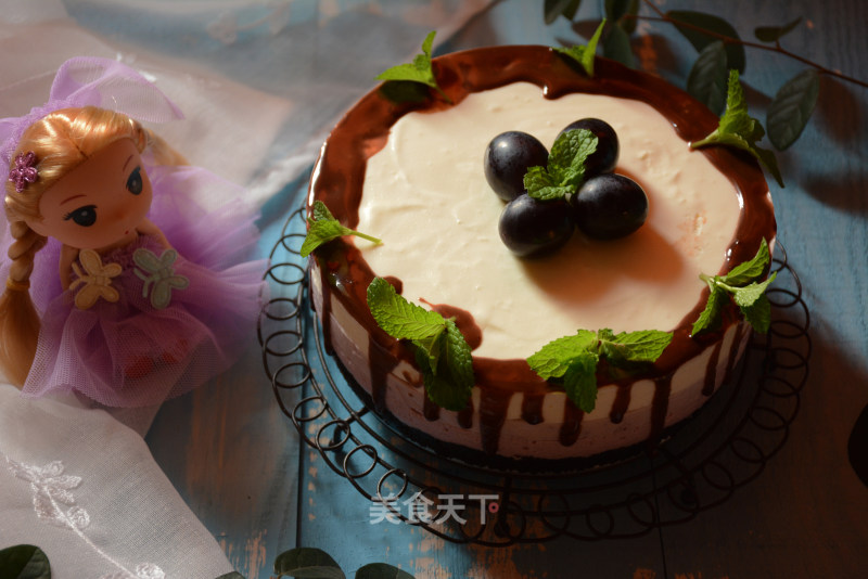 #柏翠大赛#blueberry Frozen Cheesecake recipe