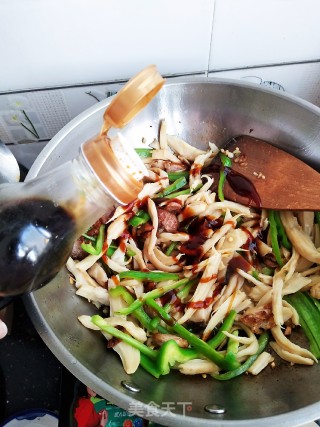 Stir-fried King Pleurotus recipe