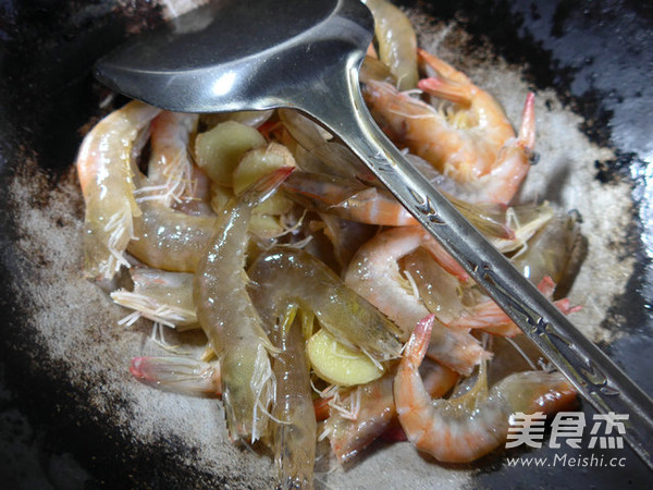 Shrimp with Pickled Peppers recipe