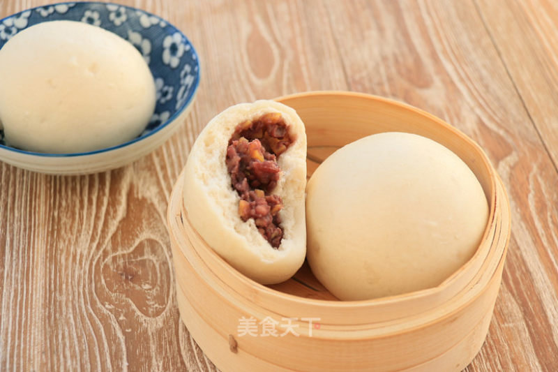 Sweet Potato, Red Bean and Bean Paste recipe