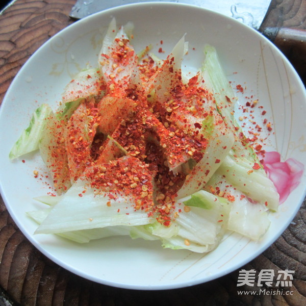 Pickled Cabbage Stem recipe