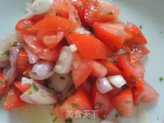 Tall Banquet Guest-level Dishes [prawn with Tomato Sauce Salad] recipe