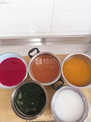 Rainbow Rice Cake recipe