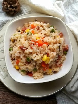 Colorful Braised Rice recipe