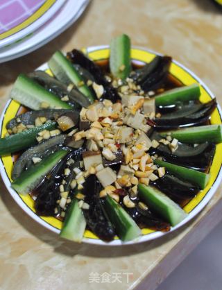 【shanxi】dried Eggs Mixed with Preserved Eggs recipe