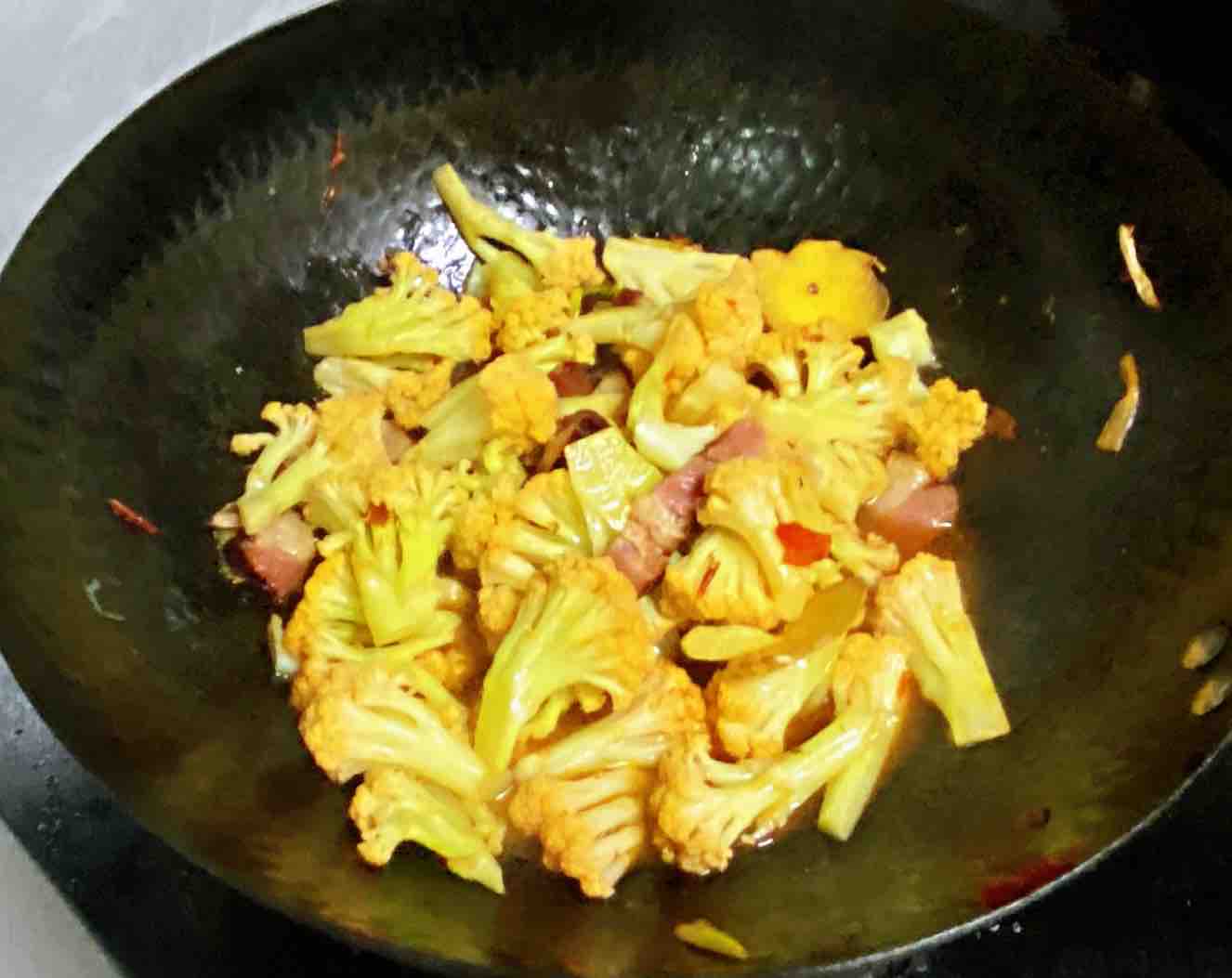 [recipe for Pregnant Women] Cauliflower in A Dry Pot, Crispy and Tender, Can be Called Super recipe