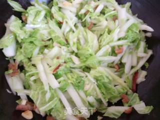 Stir-fried Cabbage with Sea Rice recipe