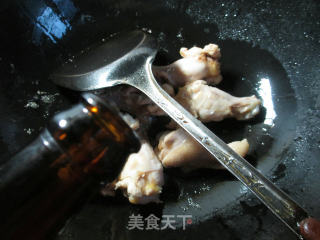 Chicken Wing Roots with Curry Cabbage recipe