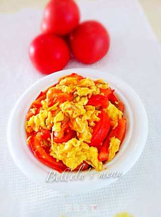 Scrambled Eggs with Tomatoes recipe