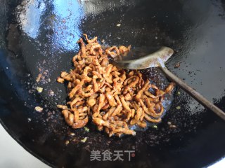 Braised Canola with Shredded Pork recipe