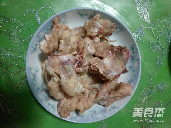 Stewed Potatoes with Chicken Spit recipe