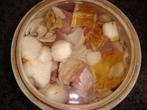 Fish Maw and Sydney Stew Soup recipe