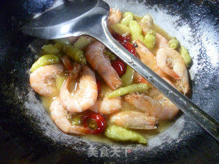 Shrimp with Pickled Peppers recipe