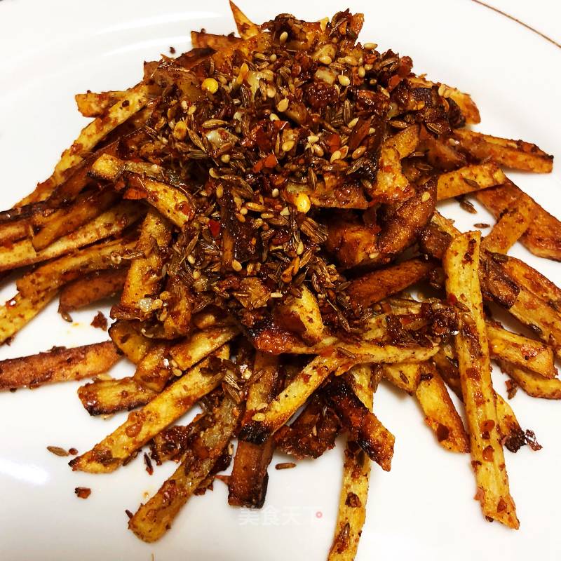 Spicy Cumin Fries recipe