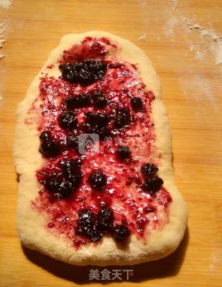 #aca烤明星大赛#blueberry Black Diamond Toast recipe