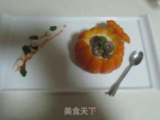 Pumpkin Sea Cucumber Custard recipe