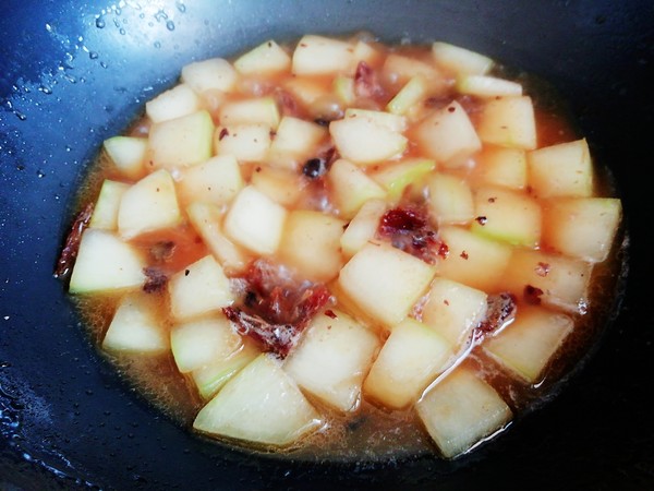 Braised Winter Melon with Dace in Black Bean Sauce recipe